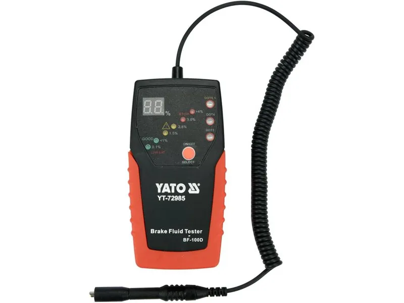 Tester Do Płynu Hamulcowego Elektroniczny Wyświetlacz YATO