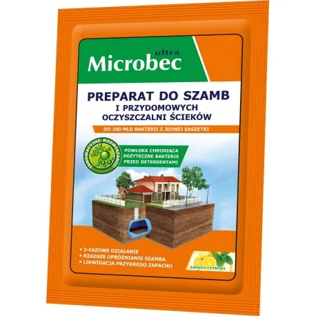 Tabletka Do Szamb Microbec Ultra 20g Sztuka BROS