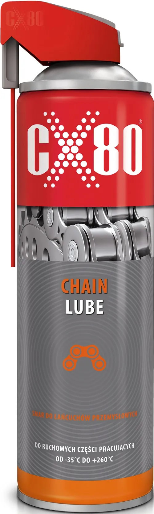 Smar Do Łańcuchów Przemysłowych Duo Spray 500ml CX-80