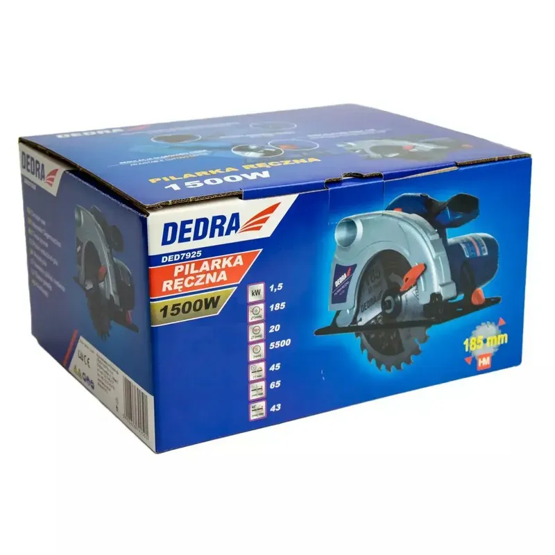 Pilarka Tarczowa 1500W 185mm DEDRA