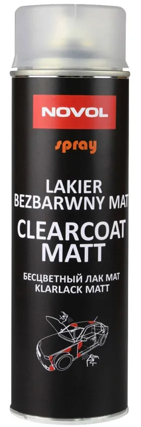 Spray Lakier Bezbarwny Matowy 500 ml NOVOL