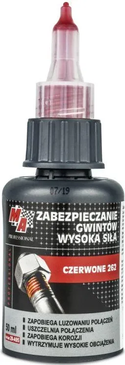 Środek Do Zabezpieczenia Gwint.czerwony 50ml MA PROFESSIONAL