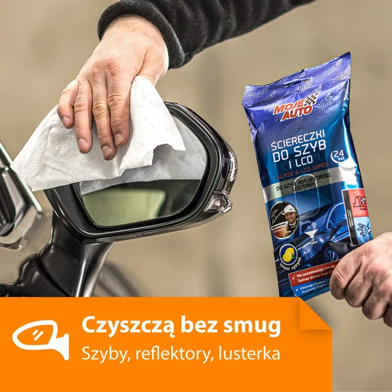 Ściereczki Do Szyb 24 szt. MOJE AUTO