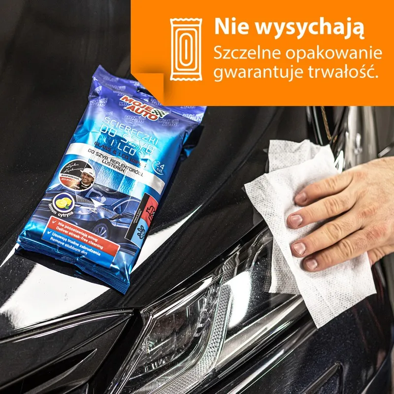 Ściereczki Do Szyb 24 szt. MOJE AUTO