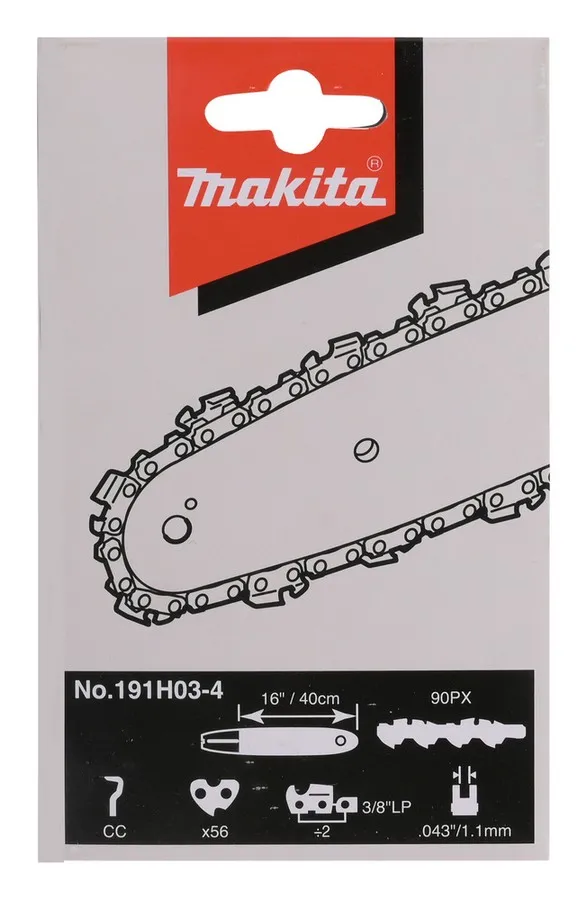 Łańcuch Tnący 40cm Podziałka 3/8'' Szer. Rowka 1.1mm MAKITA