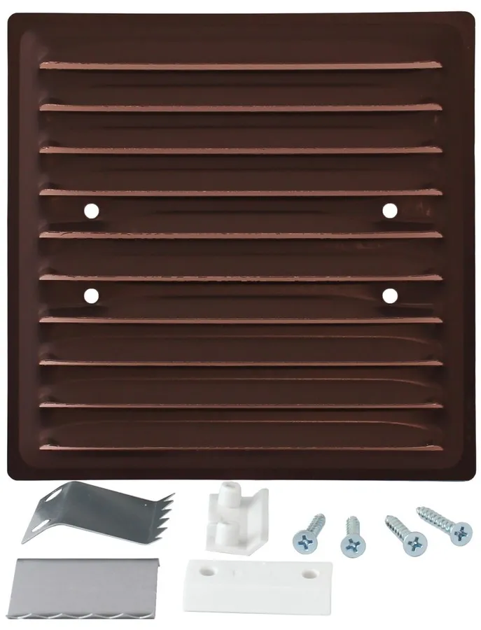 Kratka Metalowa 150*150MM Uchwyt Rozprężny - Brązowa