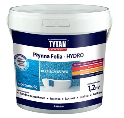 Płynna Folia Hydro TYTAN 1,2kg - Szary