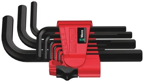Zestaw Kluczy Trzpieniowych 950/9 Krótkich Black LASER,9 szt. WERA