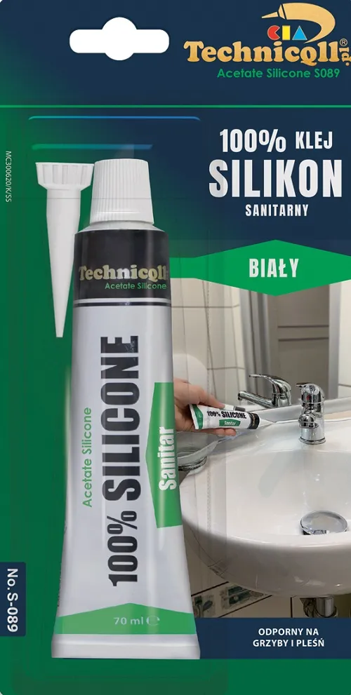 Silikon Sanitarny 70ml TECHNICQLL - Biały