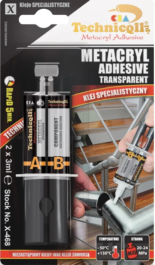 Klej Metakrylowy 2*3ML TECHNICQLL