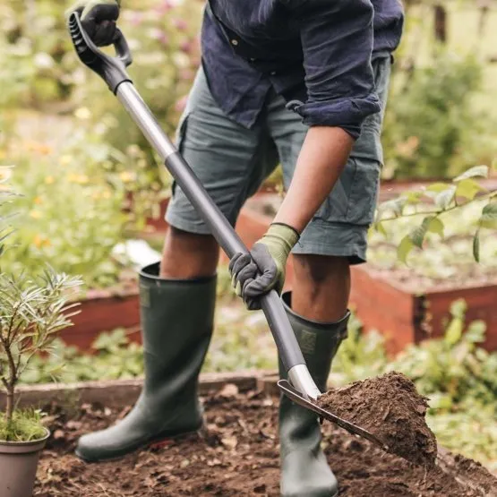 Szpadel Ergonomic, Ostry FISKARS - Szary
