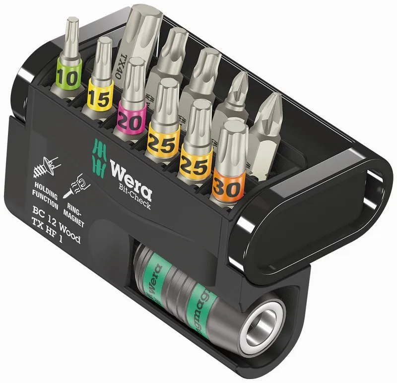 Zestaw Bit-Check 12 Wood TX Hf 1, 12 Cz. WERA