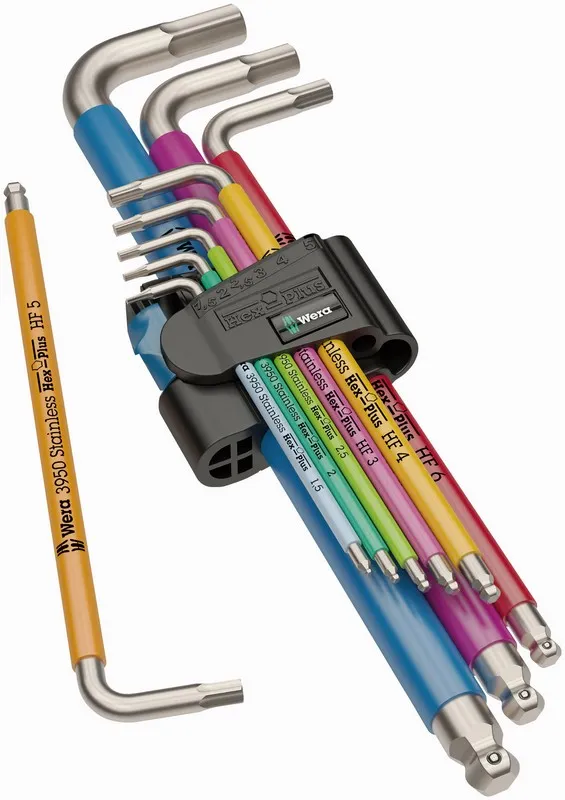 Zestaw Kluczy Trzpieniowych, Metrycznych 3950/9 HEX-PLUS,9 Cz. WERA