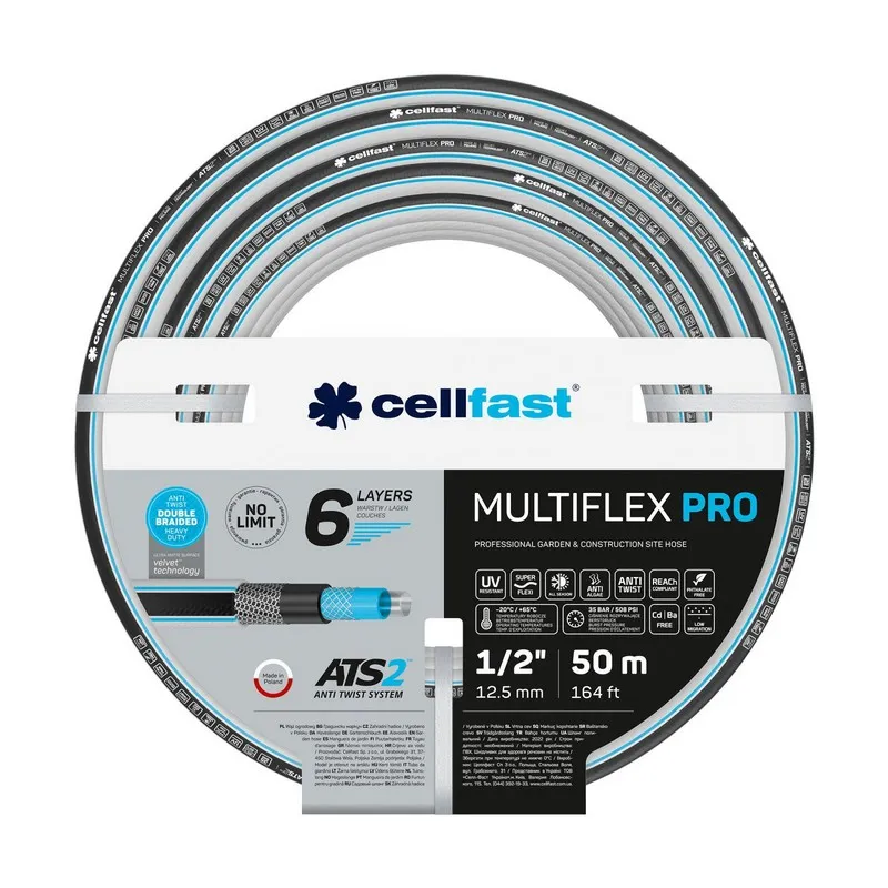 Wąż Ogrodowy Multiflex Ats V 1/2' 50mb CELL-FAST
