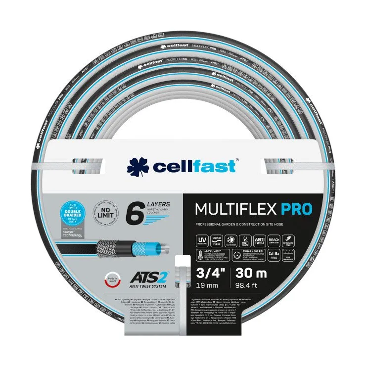 Wąż Ogrodowy Multiflex Ats V 3/4'' 30mb CELL-FAST