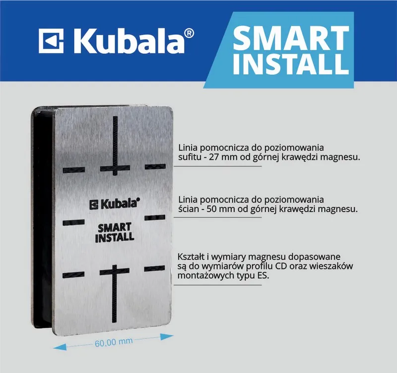 Przyrząd Do Montażu Profili Suchej Zabudowy Smart Install KUBALA