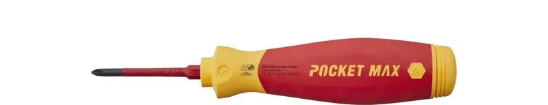 Wkrętak Z Magazynkiem Bitów Pocketmax Electric, 4 Bity WIHA