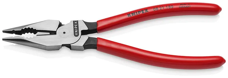Szczypce Uniwersalne Z Ostro Zakończonymi Szczękami 185mm KNIPEX