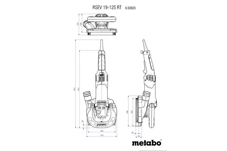 Szlifierka Do Betonu Rsev 19-125 Rt METABO