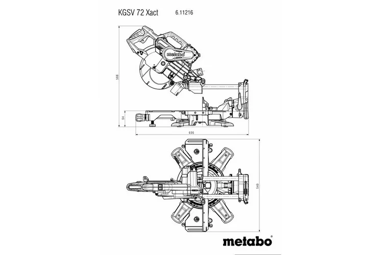 Ukośnica Kgsv 72 Xact METABO