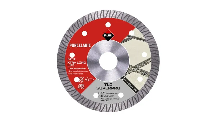 Tarcza Diamentowa Do Gresu Z Obrzeżem Turbo - Tlg Superpro RUBI