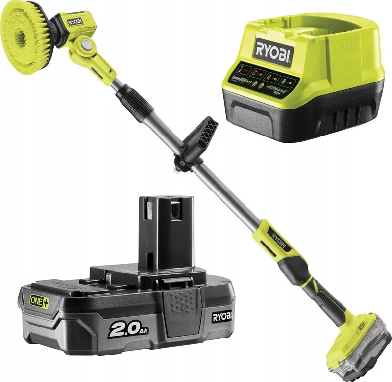 Akumulatorowa Szczotka Teleskopowa R18TPS-120G 1*2.0AH One+ RYOBI