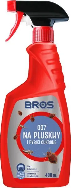 Preparat 007 Na Pluskwy I Rybiki Cukrowe 400ml BROS