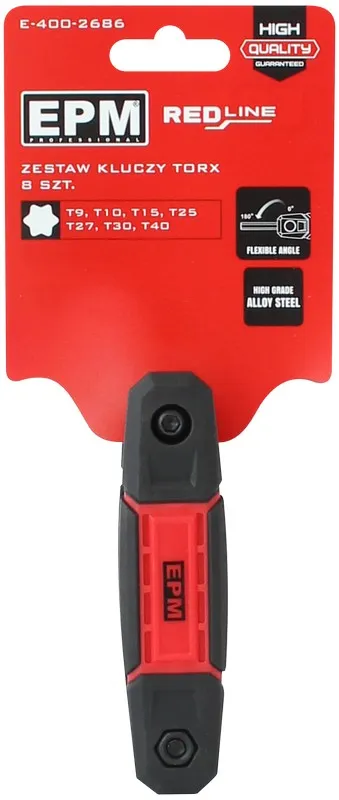 Zestaw Kluczy Torx Red Line 8 szt. EPM
