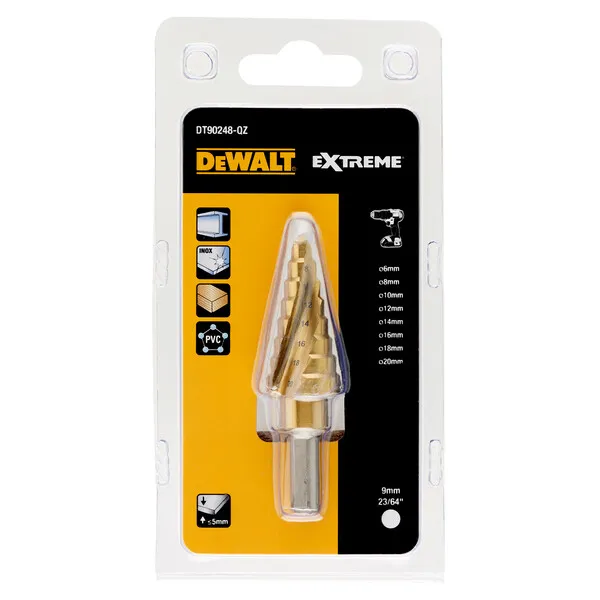 Wiertło Wielostopniowe 6-20MM DEWALT