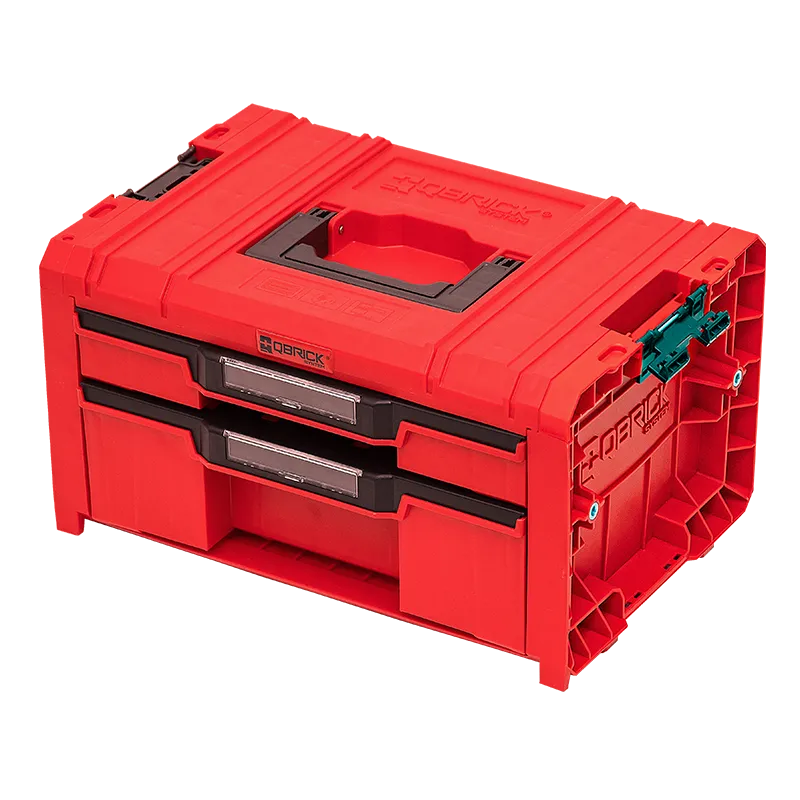 Skrzynka Narzędziowa QBRICK PRO Drawer 2 Toolbox 2.0EXP.RED