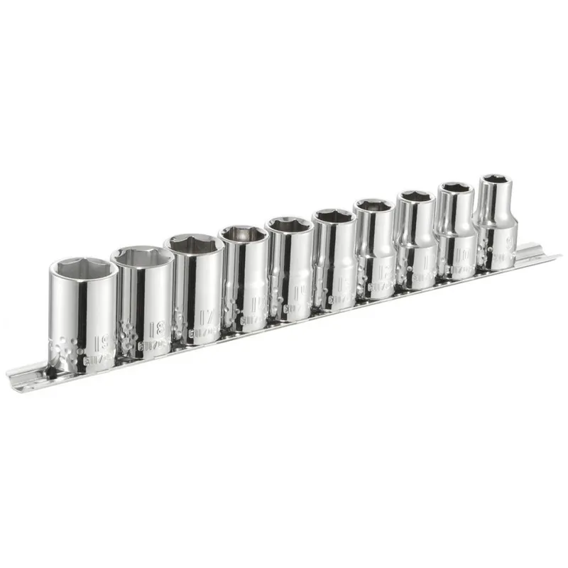 Zestaw Nasadek 6-KĄTNYCH, 1/2'' Na Szynie, 10CZ, FACOM