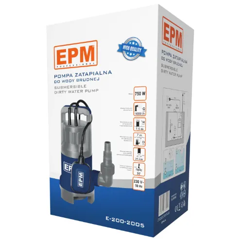 Pompa Do Brudnej Wody 750W EPM