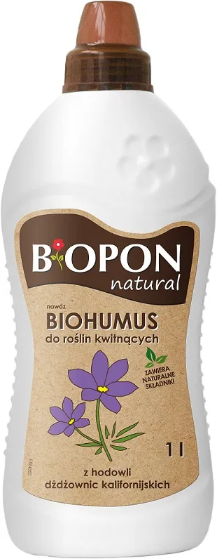 Biohumus. --- Do Roślin Kwitnących Płyn 1l BIOPON