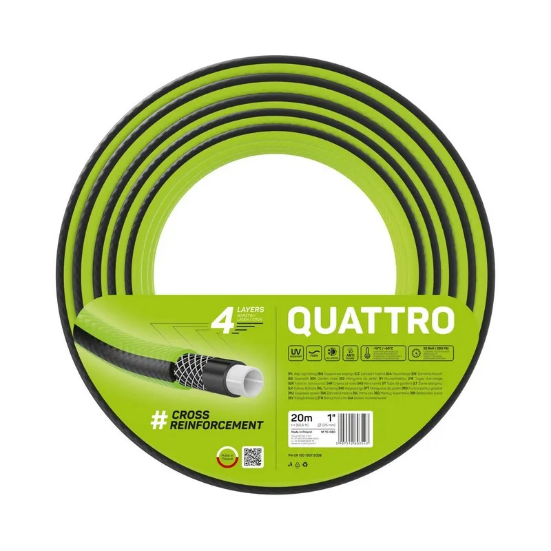 Wąż Ogrodowy Quattro 1'' 20m CELL-FAST