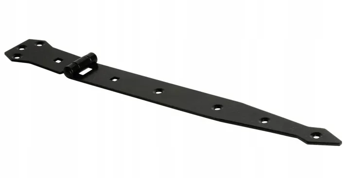 Zawias Bramkowy Pasowy 250*80*50*2.5MM - Czarny
