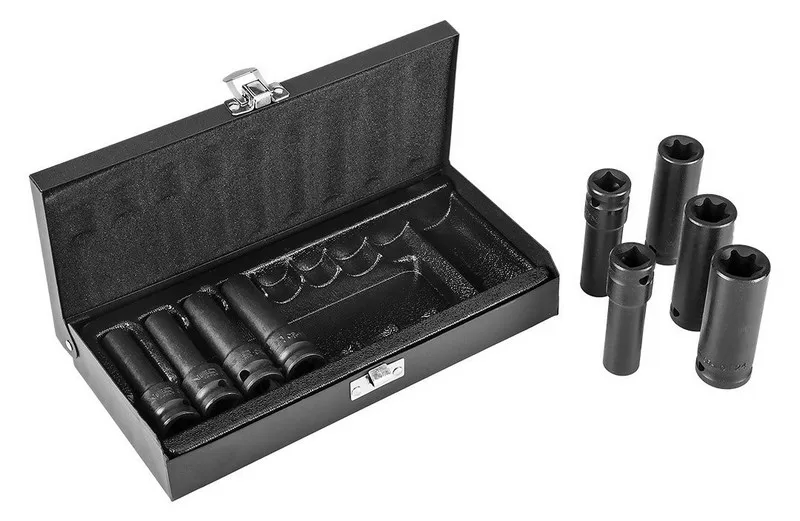 Nasadki Udarowe 1/2'' 10-24MM 10 Sztuk NEO
