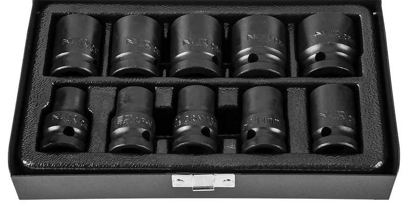 Nasadki Udarowe 1/2'' 10-24MM 10 Sztuk NEO