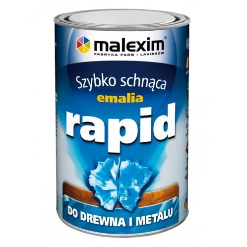 Szybko Schnąca Emalia Alkidowa Rapid Jasny 0.7l MALEXIM - Szary