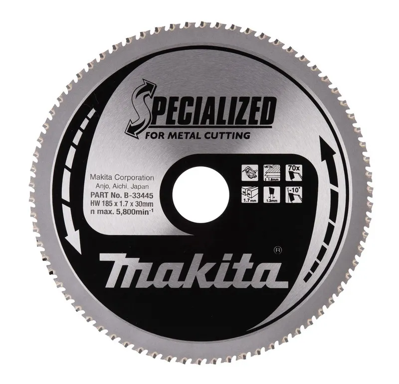 Piła Spiekowa Do Metalu Spacjalized 185*30 70Z MAKITA