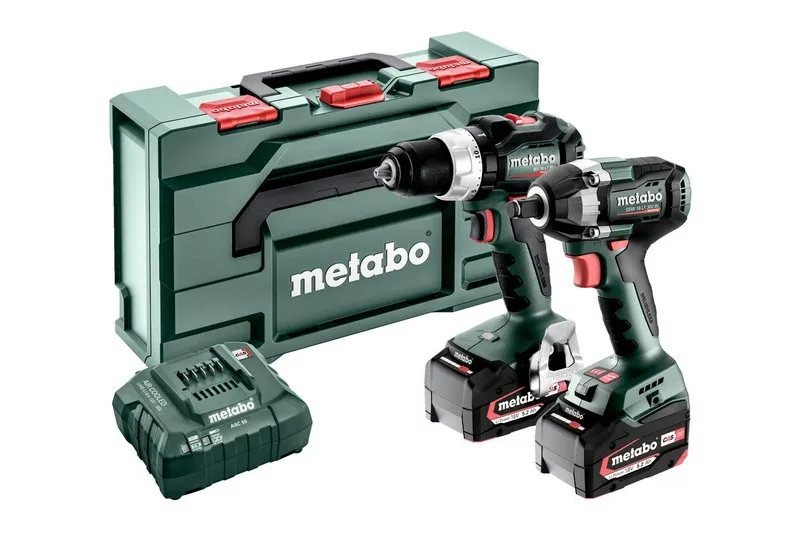 Zestaw Combo 18V Bs 18 Lt Bl + Ssw 18 Lt 300 Bl 2*5.2AH METABO