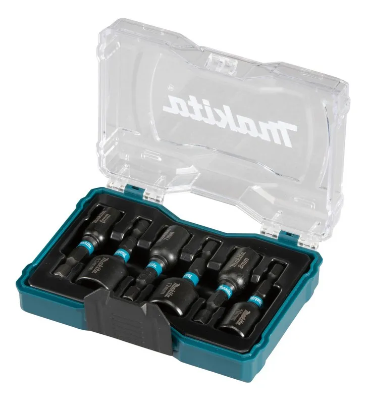 Zestaw Nasadek 1/4'' Impact Black 6 szt. MAKITA