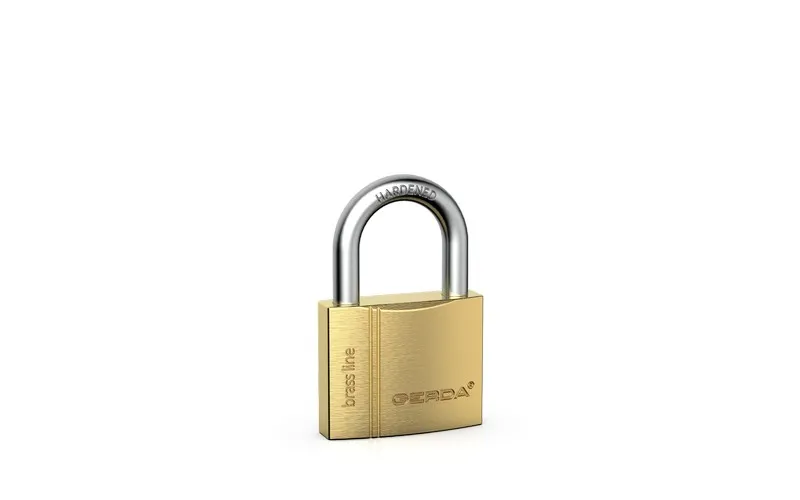 Zestaw 2-TWINS Kłódek Mosiężnych Brass Line Kmz S30, Blister GERDA