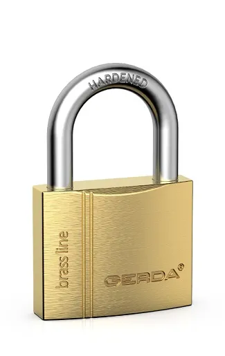 Zestaw 3-TRIPLES Kłódek Mosiężnych Brass Line Kmz S30, Blis GERDA