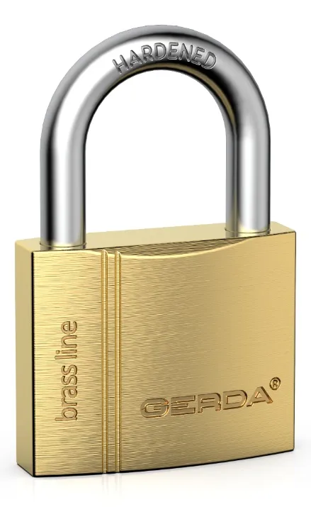 Zestaw 3-TRIPLES Kłódek Mosiężnych Brass Line Kmz S40, Blis GERDA