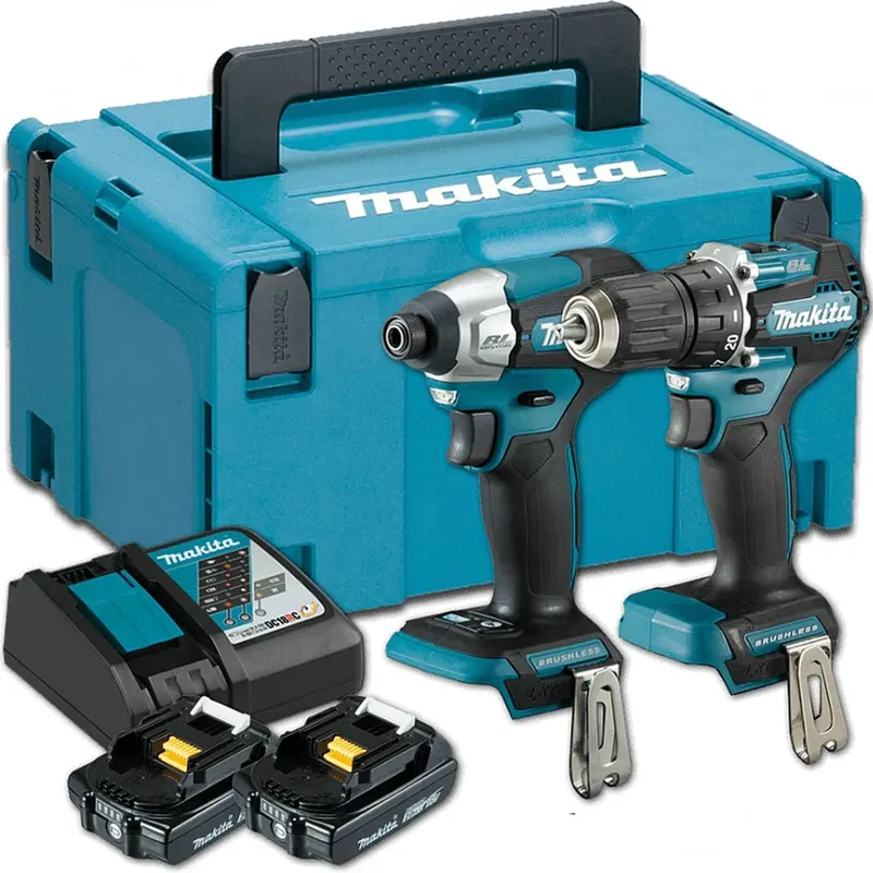 Zestaw Combo Li-Lon 18V Lxt DDF487+DTD157 2*2.0AH MAKITA