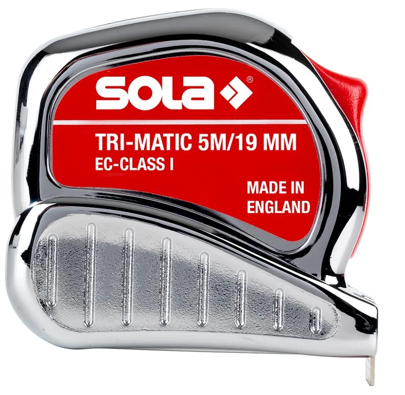 Miara Stalowa Zwijana Tri-Matic 19mm 5m SOLA
