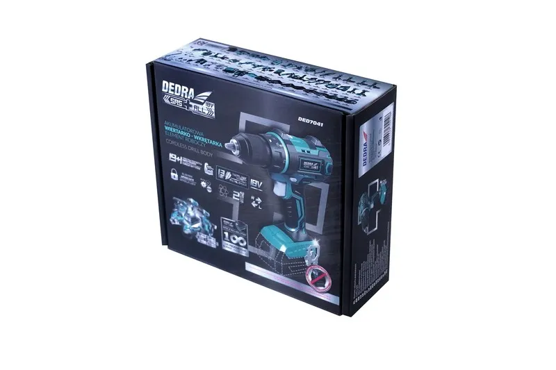Wiertarko-Wkrętarka Akumulatorowa Uchwyt 13mm 18V Sas DEDRA