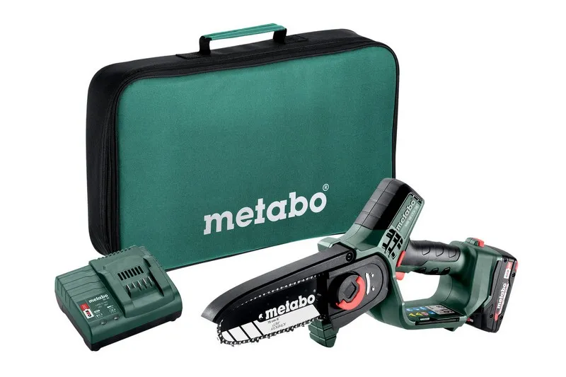 Pilarka Łańcuchowa Akumulatorowa 15cm Ms 18 Ltx 1*2.0AH METABO