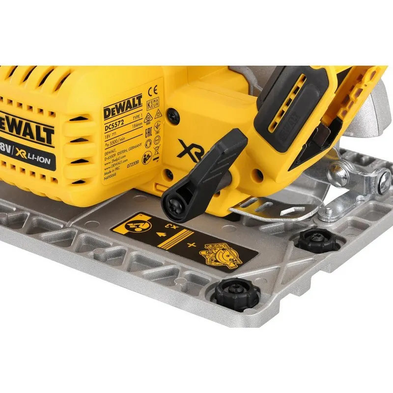 Pilarka Tarczowa Akumulatorowa 184mm Xr 18V 0*AH DEWALT