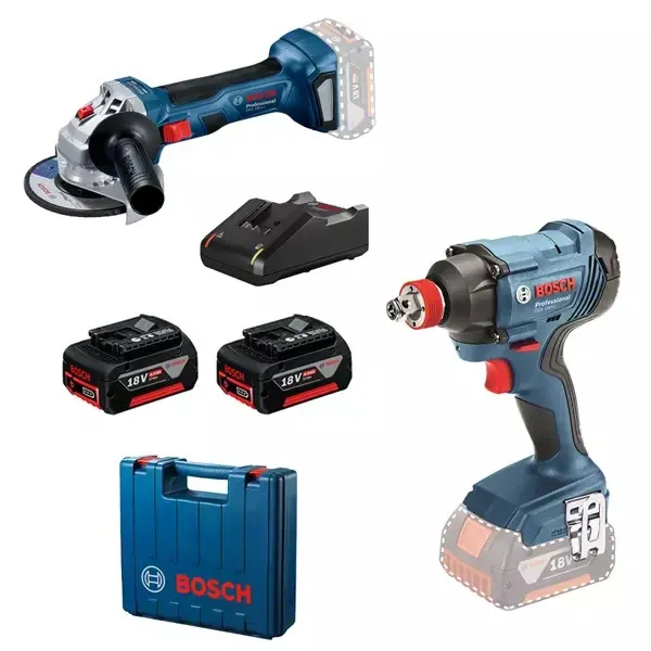 Zestaw Narzędzi Gdx 180 + Gws 180 2*4.0AH BOSCH